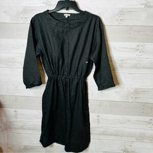 Gap Gray 100% Cotton Rami Dress